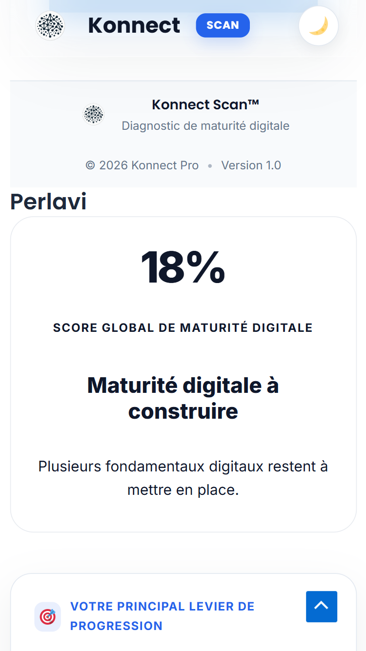 Konnect Scan — aperçu